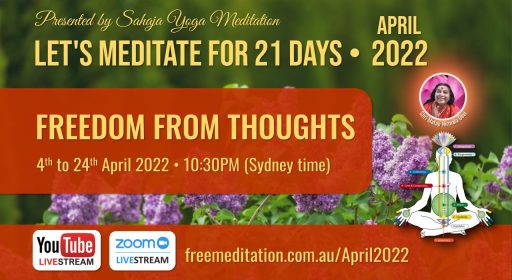 Daily Meditation Course – April 2022