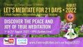 Let’s Meditate for 21 Days Course during August 2022