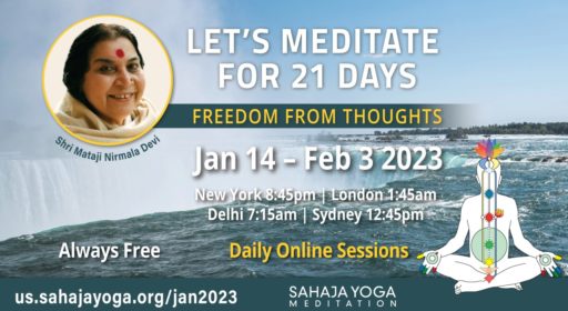 Let’s Meditate for 21 Days Course from USA, January 2023