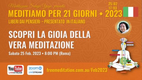 Daily Meditation Italian Course – February 2023