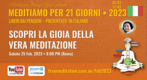 Daily Meditation Italian Course – February 2023