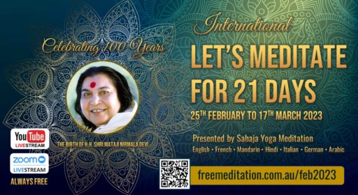 Let’s Meditate for 21 Days – Starting 25th Feb 2023
