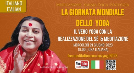 World  Yoga Day Italian – 21st June 2023