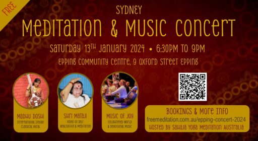 Registration Form – Sydney Meditation & Music Concert – Epping 13th Jan 2024