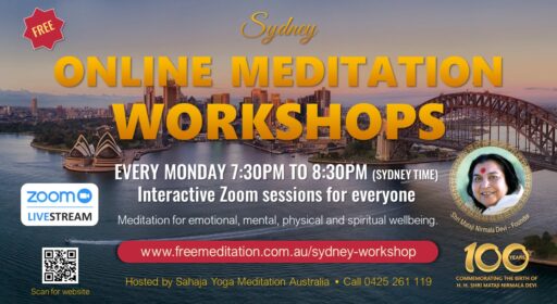 Sydney Online Meditation Workshops – Every Monday