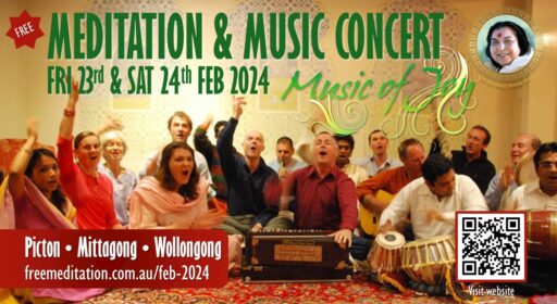 Meditation & Music Concert: Picton • Mittagong • Wollongong (South of  Sydney) – Feb 2024