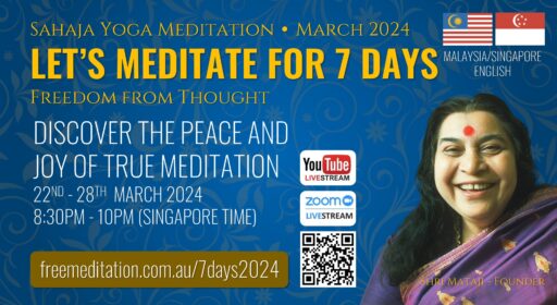 Let’s Meditate for 7 Days English (Malaysia and Singapore) – 22 to 28 March 2024