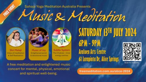 Meditation and Music Concert Alice Spring 13th July 2024