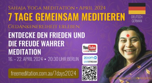 Let’s Meditate for 7 Days German – 16 to 22 April 2024