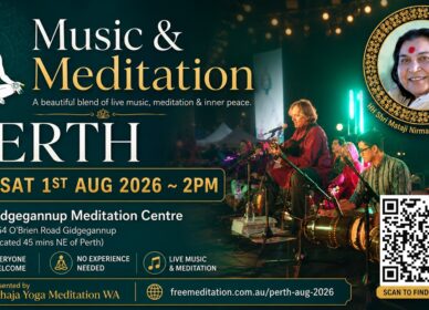 Music & Meditation – Perth Australia, Sat 1st August 2026