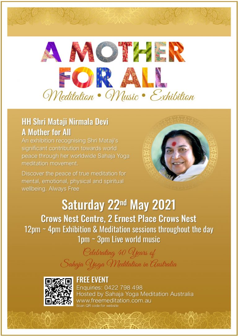 A Mother for All – Meditation, Music and Exhibition | Free Meditation ...