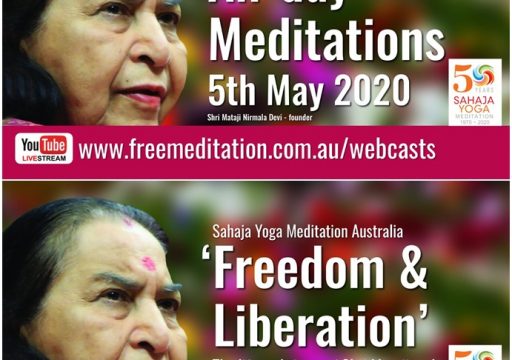 All day online meditations – Celebrating 50 years of Sahaja Yoga Meditation