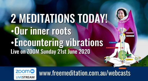 2 Meditations – Live on Zoom 21st June 2020