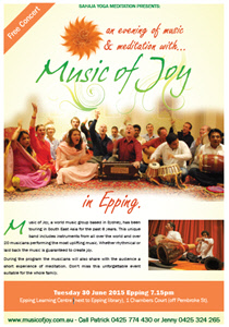 Evening of Music & Meditation in Epping (Sydney)