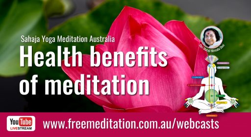 Health benefits of meditation – Live on YouTube 28th May 2020