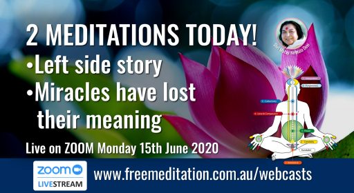 2 Meditations – Live on Zoom 15th June 2020
