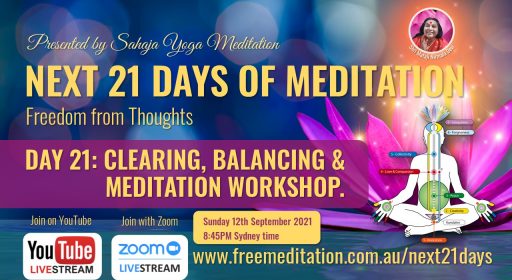 Online Meditation Workshop – Sunday 12th September 2021