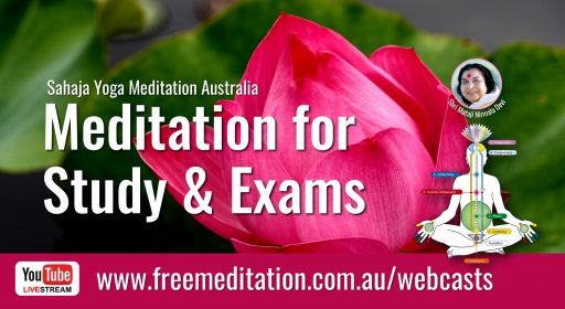 Meditation to help with Study and Exams – Live on YouTube 12th June 2020
