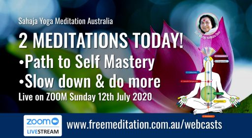 2 Meditations – Live on Zoom 12th July 2020