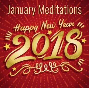 Happy New Year! Enjoy meditation during January 2018
