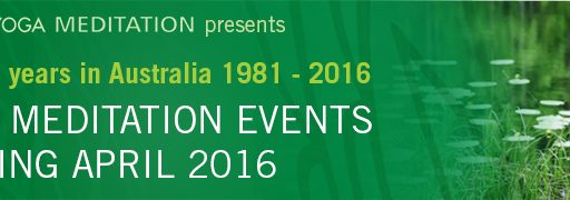 Celebrating 35 years in Australia – Events during April 2016.