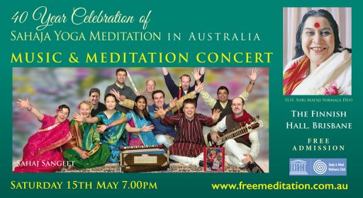 Music & Meditation in Brisbane – Saturday 15th May 2021