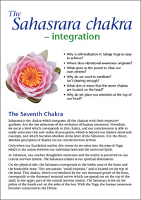 Sahasrara chakra booklet