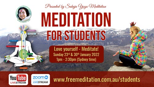 Meditation for Students – January 2022